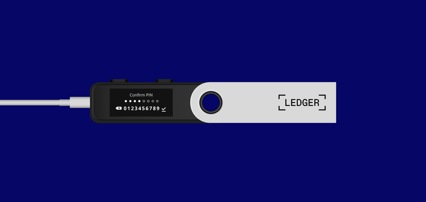 Add PIN to Ledger device.